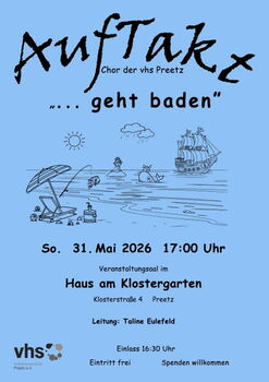Flyer AufTakt geht baden